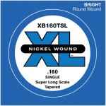D'addario xb260sl, corde extra - longue, . 160 - corde au dtail nickel guitare basse
