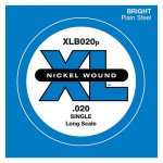 D'addario xlb020p, corde longue, . 020 - corde au d�tail acier pur guitare basse
