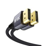 Aer - cble displayport 2. 1 dp2. 1 / 2. 0 [16k@60hz, 10k@60hz, 8k@120hz, 4k@240hz 165hz 144hz] prend ...