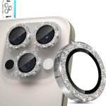 Aer - protection objectif camra pour iphone 16 pro - iphone 16 pro max, verre tremp hd clair, glitter ...