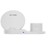 Ages 3 en 1 qi chargeur sans fil station de chargement support pour tlphone portable montre couteur ...