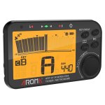 Ages aroma art - 01 accordeur sans fil infrarouge mtronome big sn avec rtro - eclairage orange tuning ...