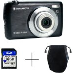 Agfa photo - appareil photo numérique compact cam dc8200 - noir - etui + carte sd 16gb Agfa photo - appareil photo numérique compact cam dc8200 - noir - etui + carte sd 16gb