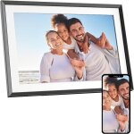 Agfa photo - cadre photo numrique hd wifi realiview 10  32 go, ecran tactile, mto, horloge, montage ...