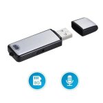 Aibecy 8 go dictaphone numrique cl usb enregistreur - espion flash drive digital 18 heures d'enregistrement ...