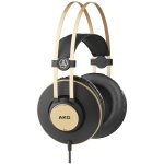 Akg k92 casques avec fil arceau stage / studio noir et or