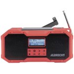 Albrecht dr 112 (dab + dab, vhf, bluetooth), radio, rouge