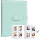 Album photo 128 pochettes pour appareil photo instantan instax mini 11 12 9 8 + 8 7s (menthe)