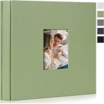 Album photo 300 pochettes 10x15 cm en toile avec fenêtre ¿ grand livre photo de souvenirs ¿ blanc Album photo 300 pochettes 10x15 cm en toile avec fenêtre ¿ grand livre photo de souvenirs ¿ blanc