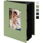 Album photo 300 pochettes 10x15 cm en toile avec fenêtre ¿ grand livre photo de souvenirs ¿ blanc Album photo 300 pochettes 10x15 cm en toile avec fenêtre ¿ grand livre photo de souvenirs ¿ blanc