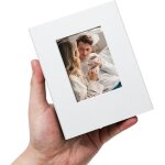Album photo 300 pochettes 10x15 cm en toile avec fenêtre ¿ grand livre photo de souvenirs ¿ blanc Album photo 300 pochettes 10x15 cm en toile avec fenêtre ¿ grand livre photo de souvenirs ¿ blanc