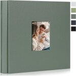 Album photo 300 pochettes 10x15 cm en toile avec fenêtre ¿ grand livre photo de souvenirs ¿ blanc Album photo 300 pochettes 10x15 cm en toile avec fenêtre ¿ grand livre photo de souvenirs ¿ blanc