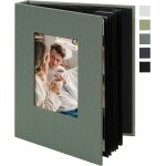 Album photo 300 pochettes 10x15 cm en toile avec fenêtre ¿ grand livre photo de souvenirs ¿ blanc Album photo 300 pochettes 10x15 cm en toile avec fenêtre ¿ grand livre photo de souvenirs ¿ blanc