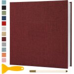 Album photo adhesif vierge 28x27 cm classeur photo livre photo personnalisable scrapbook de classe mariage ...