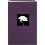 Album photo avec couverture en tissu 300 pochettes pour photos de 10 x 15 cm, violet
