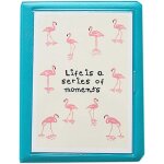 Album photo flamant rose pour fujifilm instax wide 300 / 210 instant films 12, 7 cm (32 poches)  vert ...