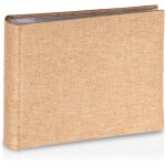 Album photo lin en tissu pour photos format 10x15 - album durable pour 100 photos avec des espaces supplmenta ...