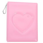 Album photo rose pour photos de 3 pouces, peut contenir 32 photos, pvc durable, design portable, id�al ...