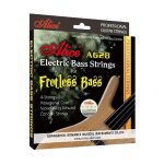 Alice a628 fretless 4 cordes de basse electrique ensemble complet 4 cordes noyau hexagonal en alliage ...