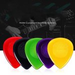 Alice stubby plectres de guitare, plectres epaisseur 1mm 2mm 3mm, cellulose ukulele plectres couleur ...