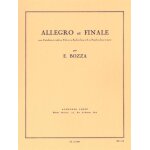 Eugne bozza : allegro and finale - recueil trombone basse et piano 9790046212604 al21260