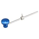 Alliage d'aluminium bleu batteur de tambour kick drum foot pedal beater pi�ces de rechange