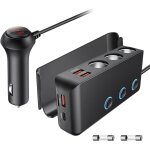Allume cigare usb, allume cigare voiture, allume cigare qc3. 0 charge rapide [7 in 1] 180w 12v / 24v ...