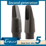 Alto new york 5 - embouchure en caoutchouc dur en poudre de cuivre, saxophone alto mib, bb tenor, pop ...