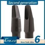 Alto new york 6 - embouchure en caoutchouc dur en poudre de cuivre, saxophone alto mib, bb tenor, pop ...