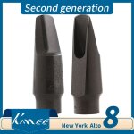 Alto new york 8 - embouchure en caoutchouc dur en poudre de cuivre, saxophone alto mib, bb tenor, pop ...