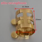 Alto - pince a bec en métal pour saxophone, carte en cuivre, accessoires pour instruments de musique, ... Alto - pince a bec en métal pour saxophone, carte en cuivre, accessoires pour instruments de musique, ...
