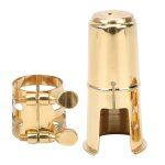 Alto saxophone mouthpiece kit ligature cap attaches pi�ces m�tal musique instrument accessoires