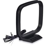 Am radio antenna frame with 2 pin bare wire antenna indoor hifi chain compatible with denon pioneer onkyo ... Am radio antenna frame with 2 pin bare wire antenna indoor hifi chain compatible with denon pioneer onkyo ...
