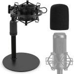 Amélioration at2020 support de microphone de table avec support antichoc et bonnette anti - vent sus ... Amélioration at2020 support de microphone de table avec support antichoc et bonnette anti - vent sus ...