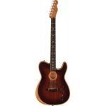 American acoustasonic telecaster allmahogany ebo bourbon burst