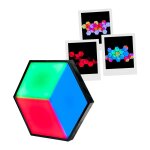 American dj 3d vision plus - panneau led hexagonal - 72 rgb leds - effet 3d - 3, 9, 13 dmx