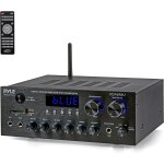 Ampli bluetooth pour la maison - rcepteur stro 300w avec mp3, usb, sd, aux, rca, mic, led, retard ...