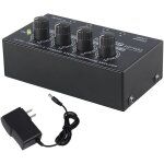 Ampli casque, amplificateur pour casque d'ecoute, rpartiteur d'ecouteurs, l'alimentation 12v, haute ...