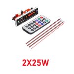 Amplificateur 2x25 / 30 / 40 / 60w, lecteur mp3, compatible bluetooth, module audio 5. 0, prend en charge ...