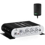 Amplificateur audio hifi stro 2. 1ch, rms 20 w x 2 + 40 w st - 838 avec sortie caisson de basses classe ...