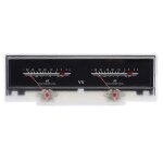Amplificateur audio stro  double pointeur vu - mtre, carte db sound, indicateur de niveau audio, ...