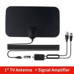 Amplificateur de bord d'antenne tv num�rique hd, booster de signal, antenne terrestre, bo�tier tv black ...