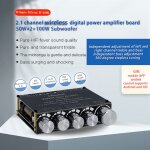 Amplificateur de caisson de basses num�rique hifi xy - s100l100w, panneau d'amplificateur de puissance ...