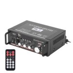 Amplificateur de puissance 2 canaux mini bluetooth usb / fm smart digital avec t�l�commande prise ue ...
