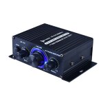 Amplificateur de puissance audio en m�tal pour maison et voiture, num�rique, st�r�o, hifi, avec entr�e ...