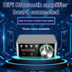 Amplificateur de puissance numrique bluetooth, carte d'amplification audio de classe d, mini hifi, stro, ...