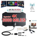 Amplificateur de signal d'antenne numrique intrieure, rcepteur de signal satellite, dvbt2, hdtv, sdb ...