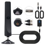 Amplificateur de signal d'antenne tv numrique uhd 4k, rcepteur de signal intrieur, gain lev de 50 ...