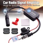 Amplificateur de signal radio fm / am 12v, antenne pour voiture, bateau, voiture, vhicule
