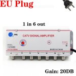 Amplificateur de signal tv avec câble, pour antenne et connexion, câble tv analogique / numérique / onde ... Amplificateur de signal tv avec câble, pour antenne et connexion, câble tv analogique / numérique / onde ...
